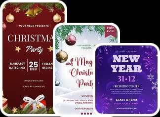 Festive Posters & Seasonal Graphics